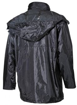 MFH nepremokavá bunda do dažďa PVC čierna