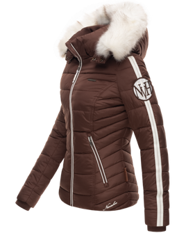 Navahoo KHINGAA´S Dámska zimná bunda s kapucňou, chocolate