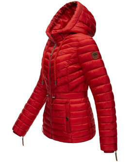 Marikoo ANIYAA Dámska prechodná bunda s kapucňou, červená