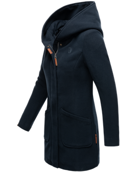 Marikoo MAIKOO Dámsky zimný kabát s kapucňou, dark navy