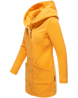 Marikoo MAIKOO Dámsky zimný kabát s kapucňou, žltá