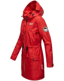 Navahoo Deike dámska zimná bunda do dažďa s kapucňou, červená