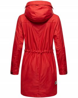 Navahoo Deike dámska zimná bunda do dažďa s kapucňou, červená