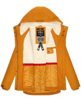 Marikoo BIKOO Dámska zimná bunda s kapucňou, cinnamon