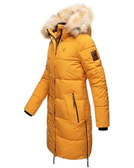 Navahoo Halina dámska zimná bunda s kapucňou, žltá