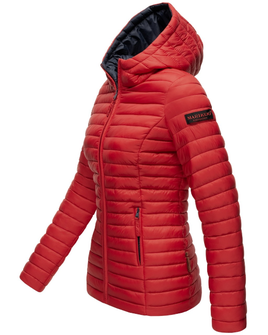 Marikoo ASRAA Dámska prechodná bunda s kapucňou, červená