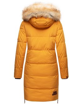 Navahoo Halina dámska zimná bunda s kapucňou, žltá