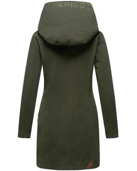 Marikoo MAIKOO Dámsky zimný kabát s kapucňou, zelená
