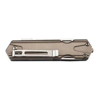 Herbertz multifunkčný jednoručný nôž 6,5cm, 7 funkcií, hliník, zlatá