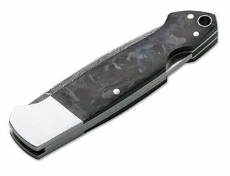 Böker Manufaktur Solingen Damast Annual 2017 vreckový nôž 6,35 cm, damašek