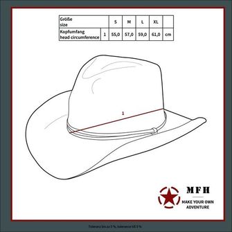 MFH Boonie Rip-Stop klobúk, vzor 95 CZ tarn