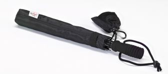 EuroSchirm teleScope handsfree UV Teleskopický trekingový dáždnik s upevnením na batoh, čierny reflexný