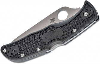 Spyderco Endela Lighweight Black vreckový nôž 8,7cm, čierna, FRN