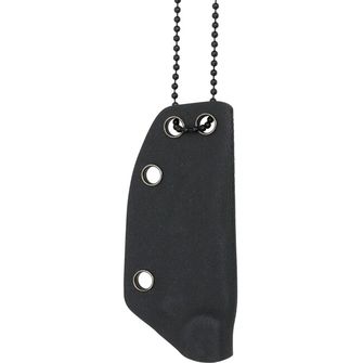 BlackField, nôž na krk, čierny, 12,5 cm