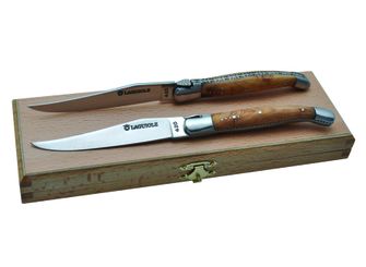 Laguiole DUB127 sada steakových nožov s rukoväťou z borievkového dreva