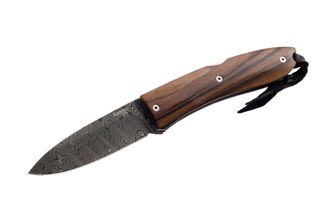 Lionsteel Vreckový nôž s čepeľou z damascénskej ocele 8800D-ST Opera
