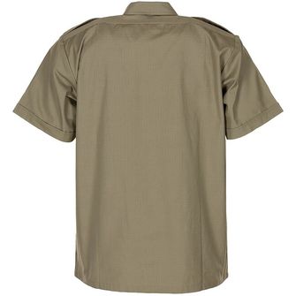 MFH Americké tričko s krátkym rukávom Rip stop, khaki