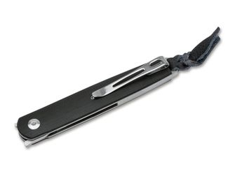 Böker Plus vreckový zatvárací nôž, 7,8 cm, G10, čierna