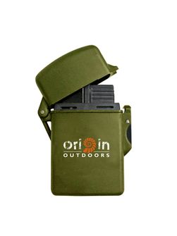 Origin Outdoors Storm vodoodolný zapaľovač, olivový