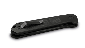 Böker Plus Kihon Auto All Black automatický taktický nôž 8 cm, čierna, hliník