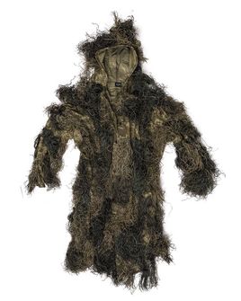 Mil-Tec Ghillie oblek s protipožiarnym ošetrením, woodland