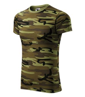 Malfini Camouflage krátke tričko, green, 160g/m2