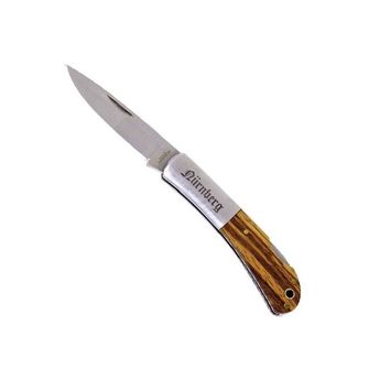 Haller Vreckový nôž Tame Stahlbacken Zebraholz, 420rsf, 60mm