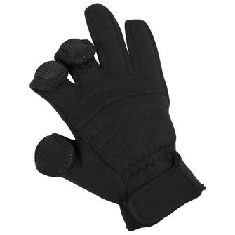 MFH Neoprénové rukavice Combat čierne