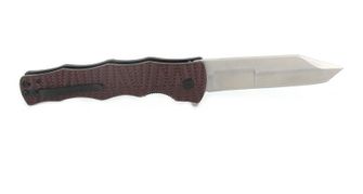 Herbertz TOP-Collection vreckový nôž 9,9 cm, červeno-čierna, G10, nylonové puzdro
