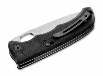 Böker Plus Amsterdam dvojčinný vreckový nôž 8,5 cm, čierna, G10