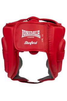 Lonsdale Stanford Box tréningová prilba chránič hlavy, červená