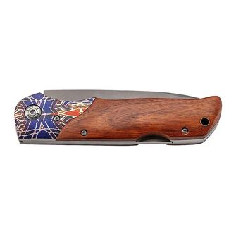Herbertz vreckový nôž 9,8 cm, Cocobolo, farebná potlač
