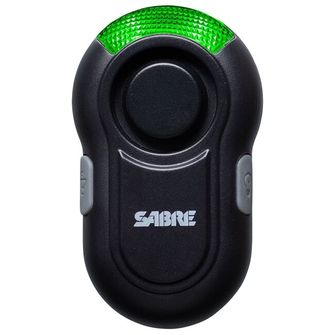 SABRE RED Clip-On LED osobny alarm, 120db, čierny