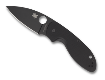 Spyderco Efficient vreckový nôž 7,5cm, čierna, G10