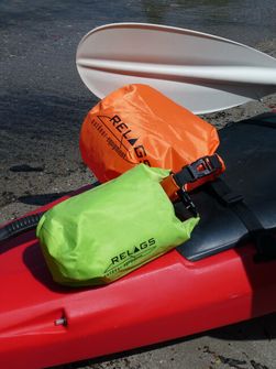 BasicNature 210T Ľahký vodotesný batoh 5 l oranžový