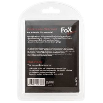 Fox Outdoor Hot Pack instantný zdroj tepla, reaktibilný, priehľadný