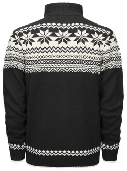 Brandit sveter Norwegian so zapínaním na zips, čierna
