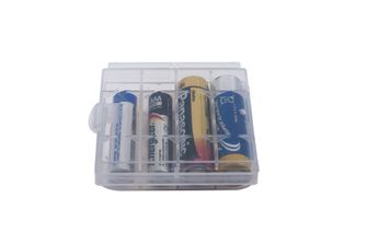 BasicNature Box na batérie pre 4 batérie priehľadný