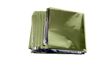 Origin Outdoors Olivovostrieborná deka na prežitie XL