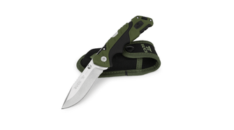 Buck vreckový nôž s puzdrom, 9,2 cm, zelený