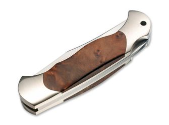 Böker Manufaktur Solingen Scout Thuja vreckový nôž 9 cm, drevo Thuja