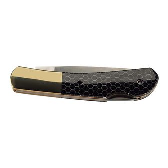 Herbertz vreckový nôž 7,5cm, plast s voštinovým vzorom, čierna
