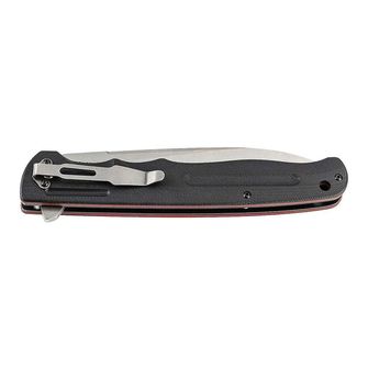 Herbertz jednoručný veľký vreckový nôž 13,5cm, nerezová oceľ, G10, červeno-čierna