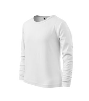 Malfini Fit-T LS detské tričko s dlhým rukávom, biele