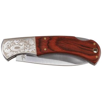 Fox Outdoor Nôž Jack, drevená rukoväť, ornamenty