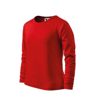 Malfini Fit-T LS detské tričko s dlhým rukávom, červené