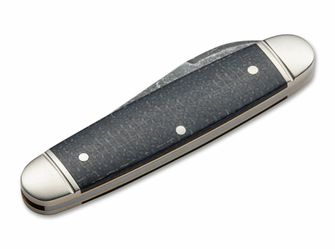 Böker CLUB KNIFE JUTE vreckový nôž 7,2 cm, čierna, Micarta