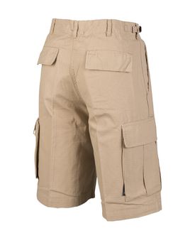 Mil-Tec Nohavice krátke US typ BDU rip-stop predprané khaki