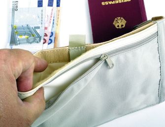 BasicNature Undercover Travel Opasok na peniaze ConcealSafe hodváb