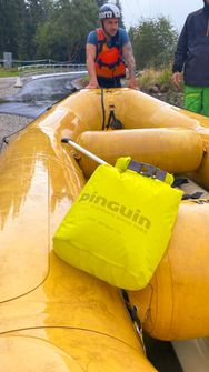 Pinguin vodeodolný vak Dry bag 10 L, žltá